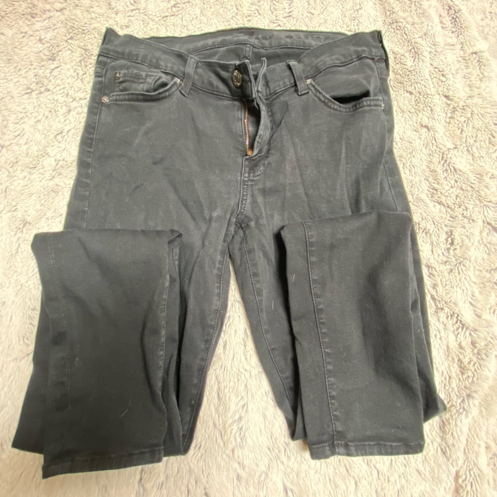 7 For All Mankind Black Jeans
